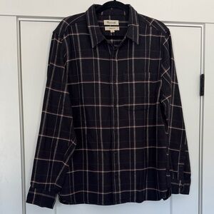 NWT Madewell Long Sleeve Flannel Button Down Shirt
